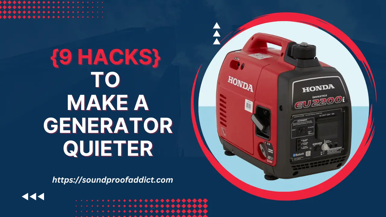 How to make a generator quieter?