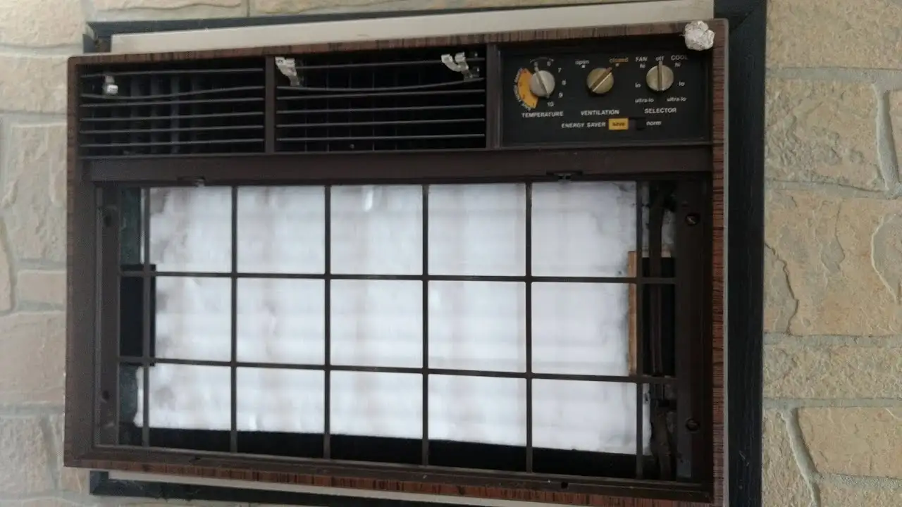 window air conditioner frozen evaporator coils