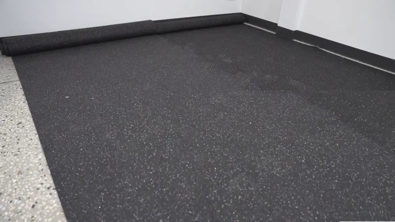 lay acoustic underlayment on the floor